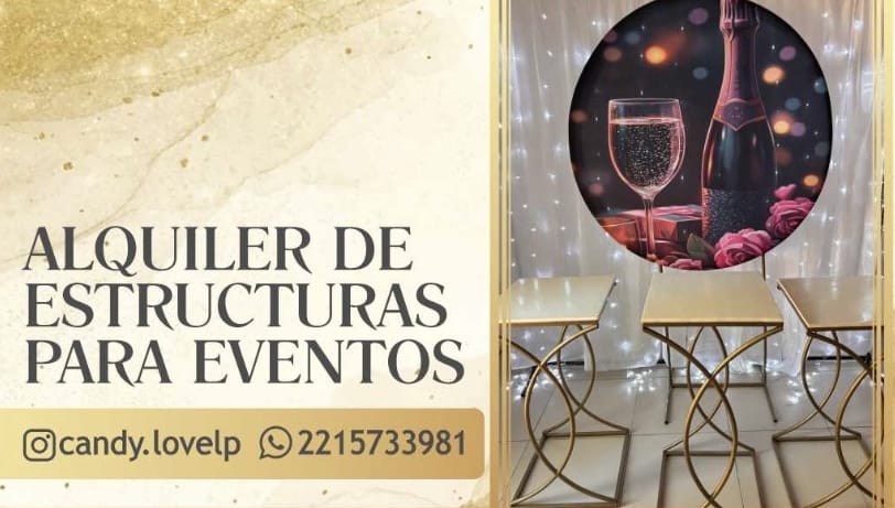 🎉 Candy Love LP – Alquiler de Estructuras para Eventos